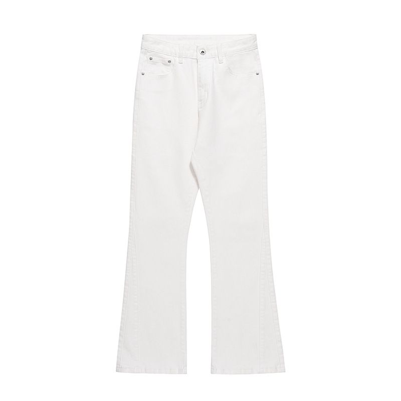 Abbigliamento maschile Jeans svasati tinta unita Pantaloni casual hip hop alla moda da uomo di alta qualità Pantaloni larghi di marca alla moda di nicchia_voghion.com