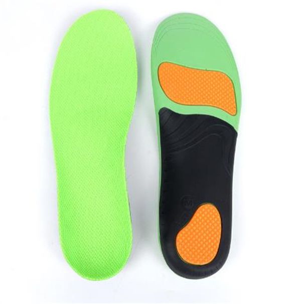 Thickening and elevating pad Sports insole Shock absorbent breathable high spring high arch foot flat foot support correction_voghion.com