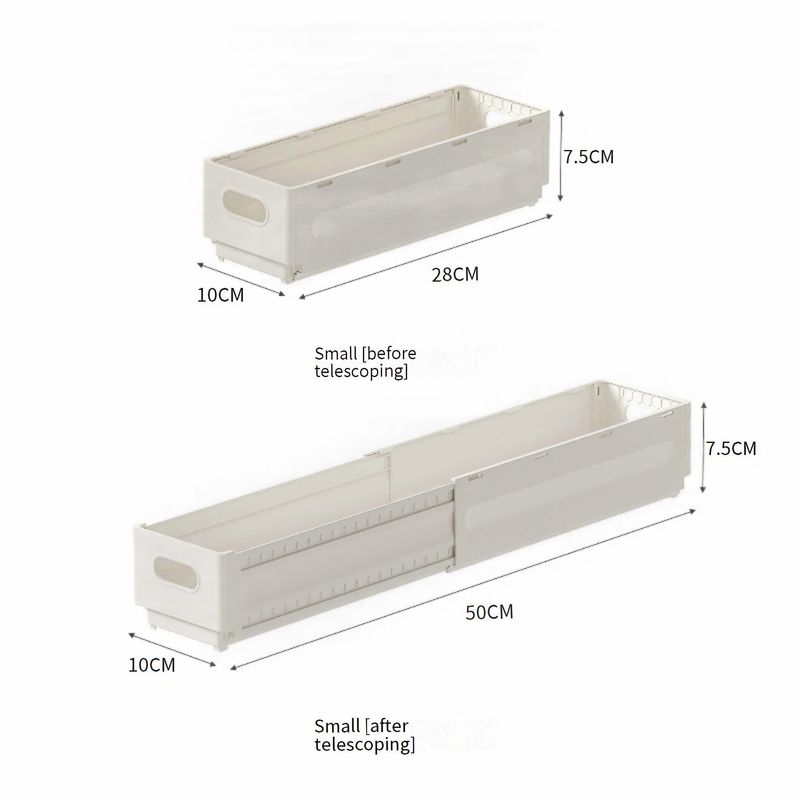 Adjustable Kitchen Cabinet Organizer - Pull-Out Storage Bins For Deep Cabinets (Right Angle Design, Stackable, Plastic)​​_voghion.com