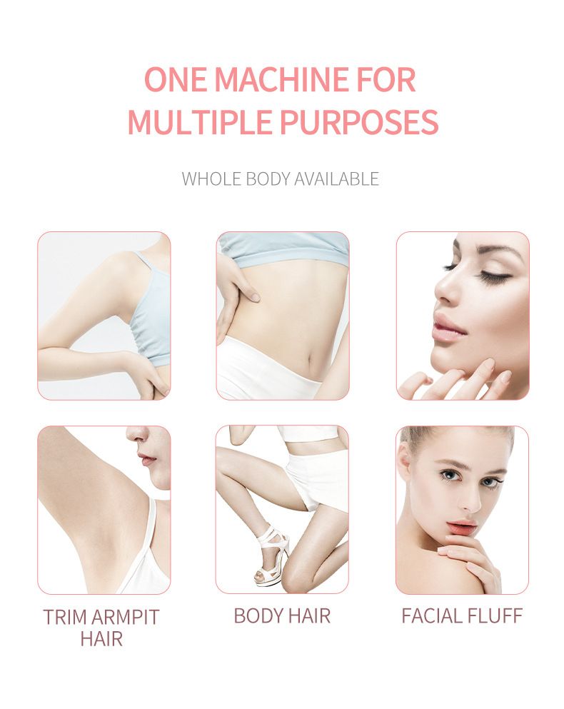 Women's Electric Shaver - Rechargeable Painless Multifunctional Trimmer For Wet & Dry Use_voghion.com