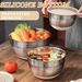 26PCS Stainless Steel Mixing Bowls Set With Airtight Lids Non-Slip Bottoms Grater Attachments Kitchen Gadgets 7 4 2.5 2.0 1.5 1QT_voghion.com