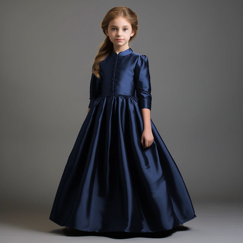 Kleinkind Mädchen Kleidung Little Host Rede Mädchen Klavier Kleid Winter Neue Langarm Prinzessin Kleid Zehn Jahre Altes Kind Kleid_voghion.com