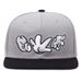 Gorra de béisbol de visera plana versátil para hombre y mujer con diseño de juego de conchas bordadas, ideal para la infancia y la adolescencia._voghion.com