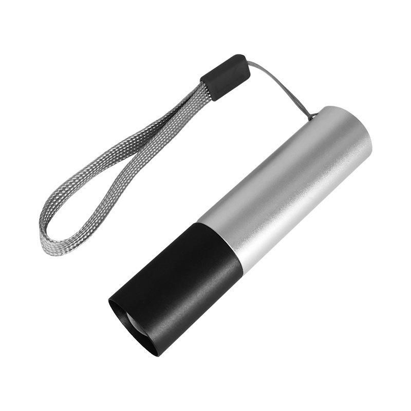 1PC T strong light flashlight Mini USB charging flashlight super bright long-range multifunction hand-in-hand flashlight_voghion.com