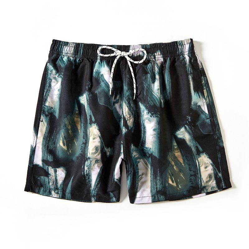Men's Shorts Triangle Nets Without Geometric Patterns Printed Beach Pants_voghion.com