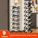 Organizzatore di stoccaggio Scarpiere staccabili Salva famiglia Scaffale per la casa Scaffale per scarpe semplice multistrato Armadio colorato_voghion.com