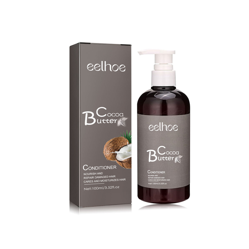 EELHOE Soft Cocoa Butter Shampoo Balsamo e idrata il cuoio capelluto, prevenendo la perdita della cura dei capelli densi_voghion.com