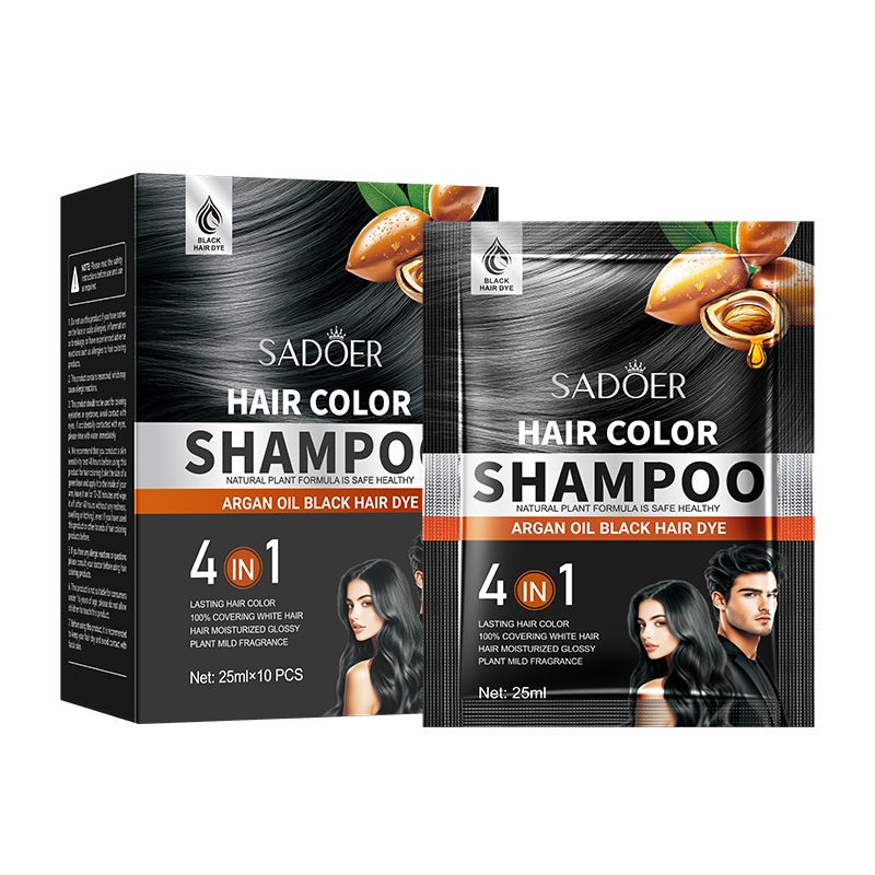 Hair Salon SADOER Argan Oil Plant Extract Hair Salon Natural Black Free Bleaching Hair Salon For Men And Women_voghion.com