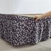 Bettrock mit geometrischem Druck und elastischem Saum – moderner Bettüberwurf mit Rüschen, passend für Matratzen mit einer Tiefe von 20–45 cm (mehrere Größen erhältlich)_voghion.com