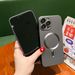 Mag Safe Matte Phone Cases For IPhone 11 13 12 14 15 Pro Max Plus Luxury Magnetic Shockproof Case Camera Lens Protector Cover_voghion.com