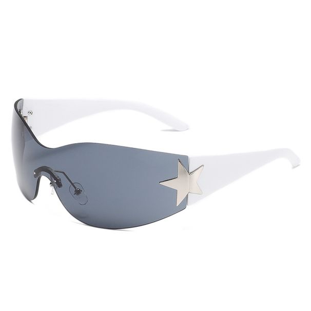 New Arrivals New Y2K Fashion European and American Millennium Spicy Girls, Sunglasses, Female Five pointed Star Cool PartyGlasses_voghion.com