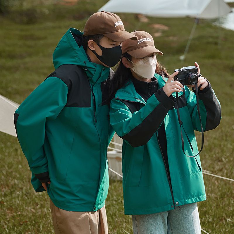 Mountain Style Stormtrooper Couple's Three In One Detachable Fleece Inner Lining With Thickened Warmth And Windproof_voghion.com