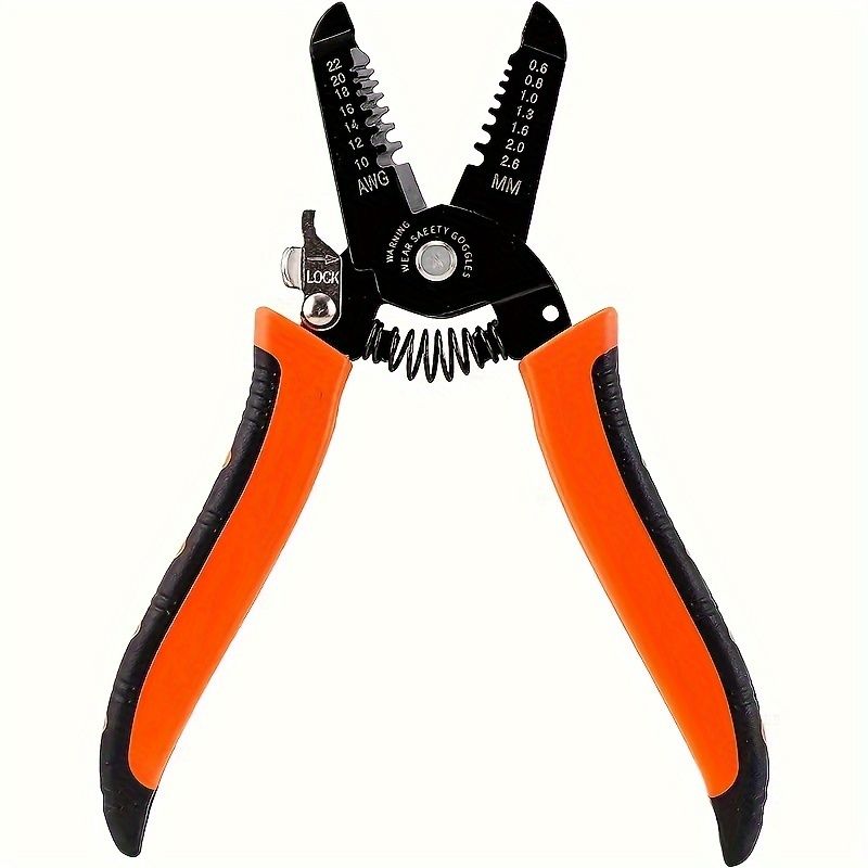 Multi-Functional Electrician Wire Stripper Crimper Tool - Perfect For Peeling & Network Cabling_voghion.com
