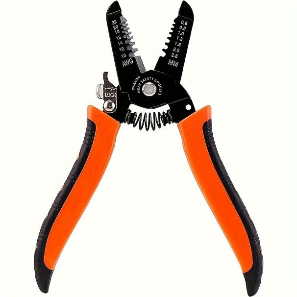 Multi-Functional Electrician Wire Stripper Crimper Tool - Perfect For Peeling & Network Cabling_voghion.com