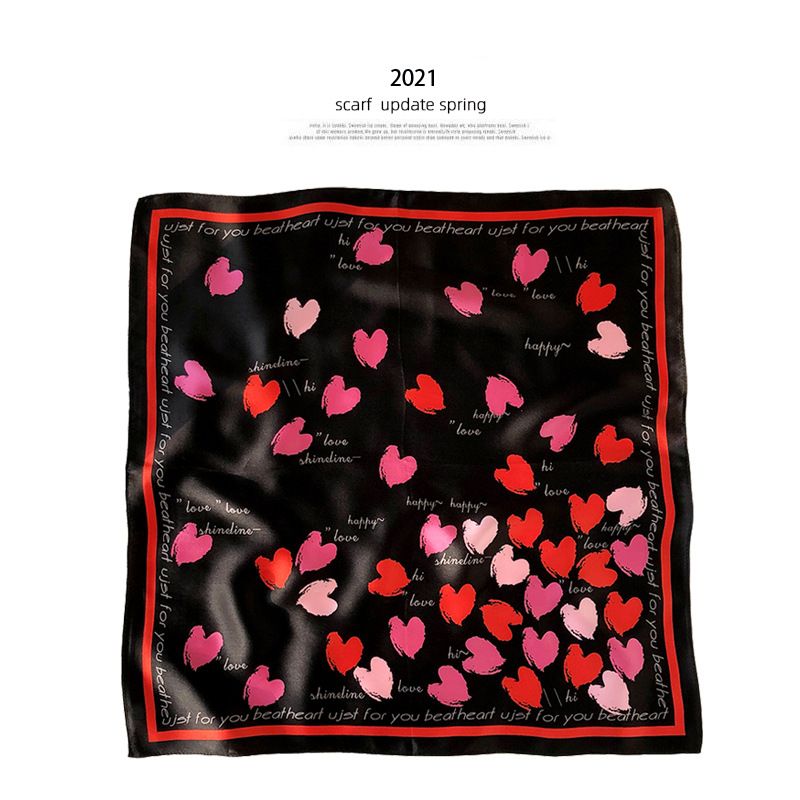 Spring and autumn scarf refill girl style silk scarf female mulberry silk autumn and winter children's skin friendly neck small square scarf_voghion.com
