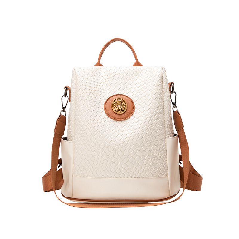 Women's Bags New Soft Leather Pu Ladies Backpack Commuting Large Capacity Shoulder Bag Fashion Trend Backpack_voghion.com