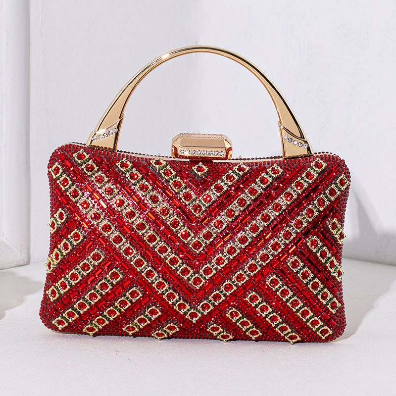 Borsa da sera da donna, borsa da pranzo, borsa vintage da festa, borsa con diamanti di lusso da donna_voghion.com