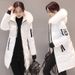 Women's Clothing Cotton Padded Jacket Winter Slim Down Cotton Padded Jacket Mid Length Large Size Coat_voghion.com