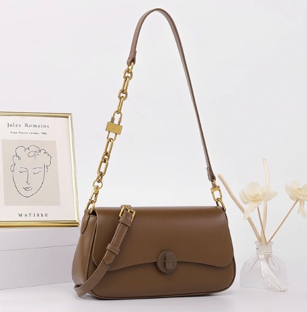 Genuine leather 2024 new spring/summer women's armpit bag, high-end and niche design, single shoulder crossbody bag_voghion.com