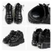 2024 New Punk Style Laces Heel Height 6CM Platform Rock Boots Metal Decoration Womens Sports Shoes T240530_voghion.com