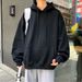 Men's solid color hoodie men's top High street baggy plus size coat_voghion.com