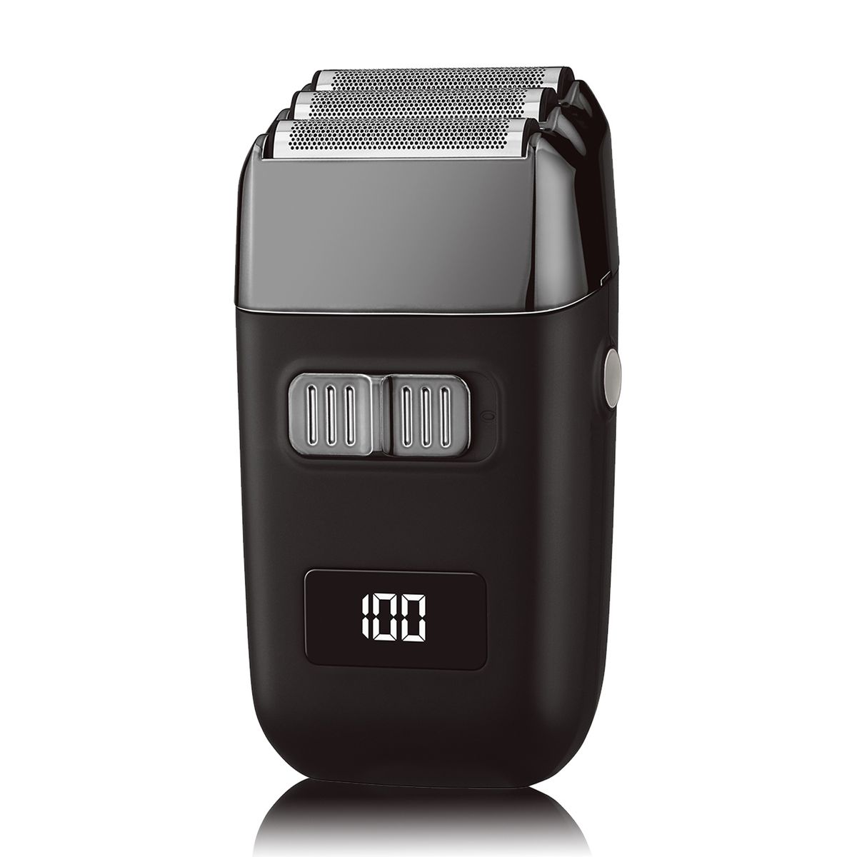 Rasoir électrique professionnel à 3 lames pour homme avec écran LED, têtes flottantes et autonomie de 90 minutes - Étanche et rechargeable_voghion.com