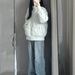 girl Girl Winter Warm Thickened Puffer Plus Size Ins Style Stand Collar Unique Design Small Niche Vest Down Coat Cotton Jacket_voghion.com