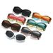 Polygonal Cat Eye Sunglasses - Personalized Stitching & Gradient Color (2025 Trendy INS Style, Fashion)_voghion.com