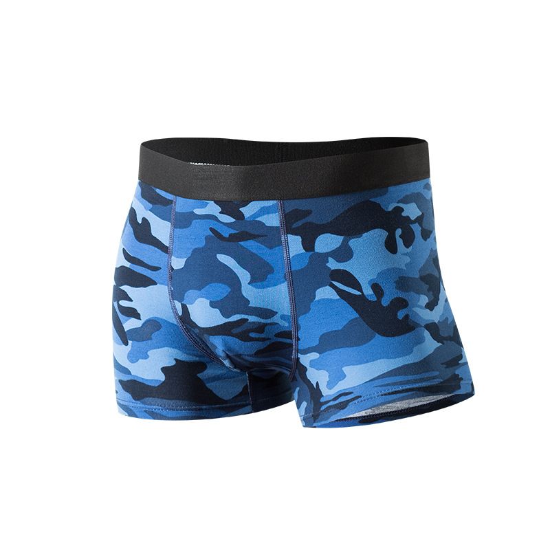 Heren puur katoenen camouflage heren ondergoed sport boxer briefs mid waist grote maat boxer briefs fabriek directe verkoop een stuk drop shipping_voghion.com