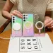 Magnetische Magsafe Wireless-Ladehülle in allmählicher Farbe für Samsung Galaxy S24 Ultra S23 FE S22 S21 Plus A15 A35 A55 Klare Abdeckung_voghion.com