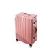 Vintage Aluminum Frame Suitcase With Spinner Wheels, Durable ABS+PC Luggage For Travel, Carry-On & Check-In, Secure TSA Lock, Stylish Colors_voghion.com