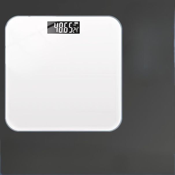 Bilancia digitale intelligente con display LCD - Misurazione ad alta precisione del peso corporeo e dell'IMC, funzione tara, compatta e portatile_voghion.com