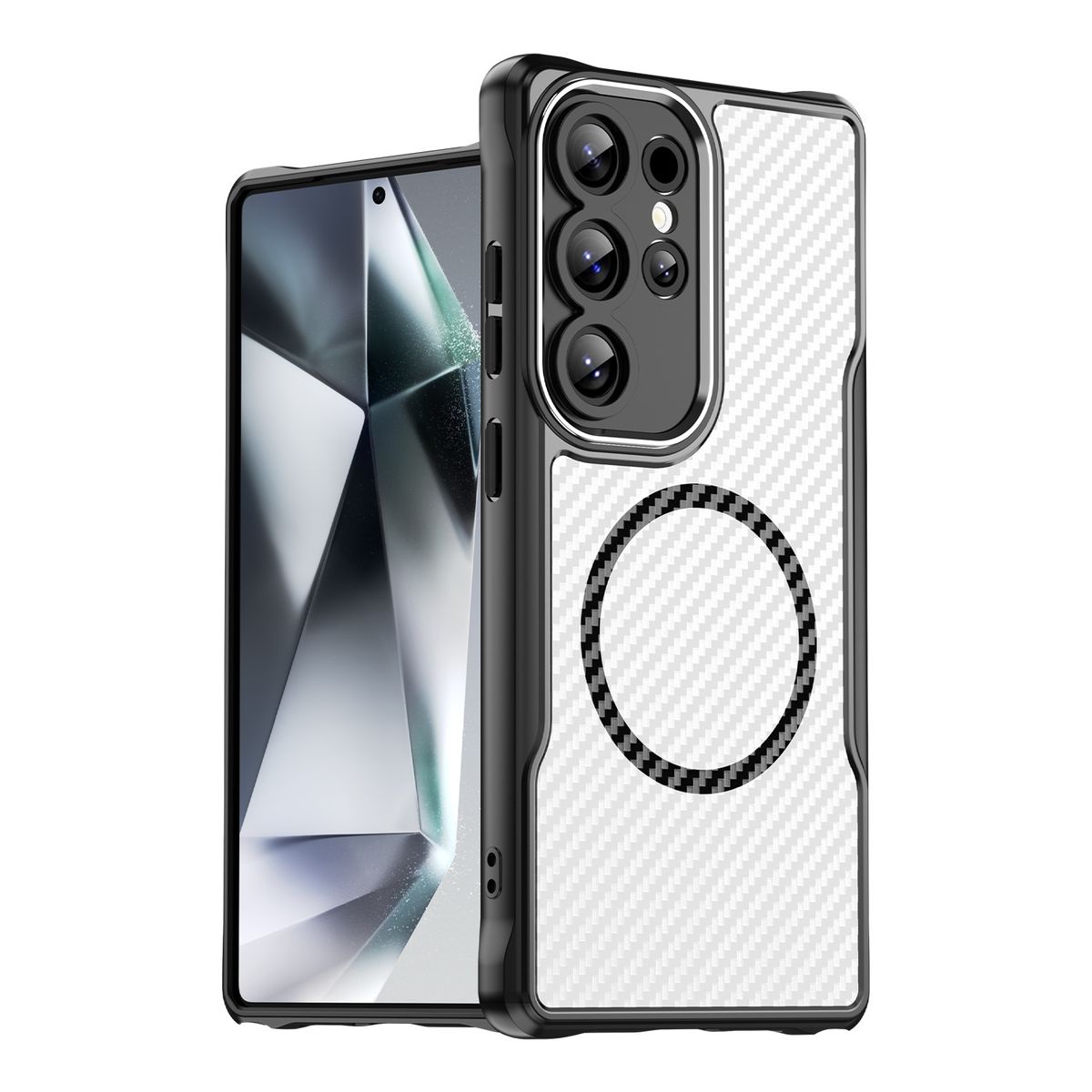 Die magnetische kabellose Handyhülle eignet sich als stoßfeste Schutzhülle für Samsung S25/Galaxy S25+/S25 Ultra-Mobiltelefone._voghion.com