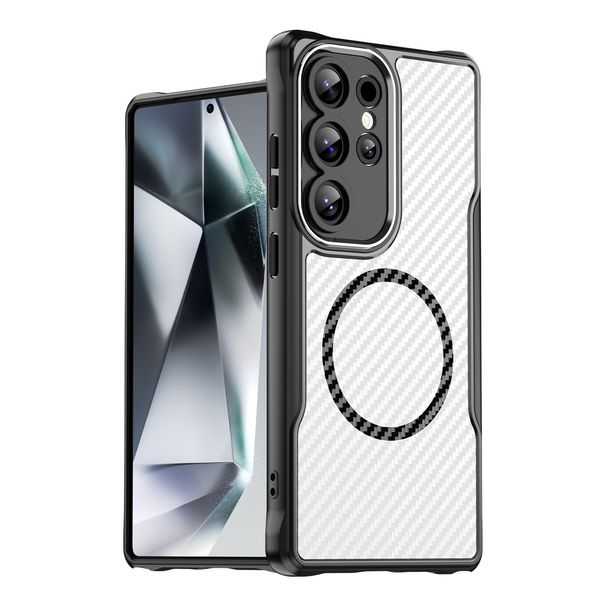 Die magnetische kabellose Handyhülle eignet sich als stoßfeste Schutzhülle für Samsung S25/Galaxy S25+/S25 Ultra-Mobiltelefone._voghion.com