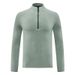 FiveHappyiness Maglietta sportiva da uomo comoda da indossare in autunno, con collo alto, mezza cerniera, per corsa, escursionismo, sport, asciugatura rapida_voghion.com