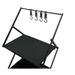 Estante de picnic portátil plegable de aleación de aluminio multicapa para acampar al aire libre_voghion.com