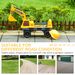 HOMCOM No Power Ride On Excavator Digger Music Light For 2-3 Years Old Yellow_voghion.com