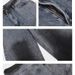 Men's Clothing Deconstructed Washed Scimitar Jeans For Men And Women With Slightly Flared Slimming Loose Casual Straight Wide Leg Trousers_voghion.com