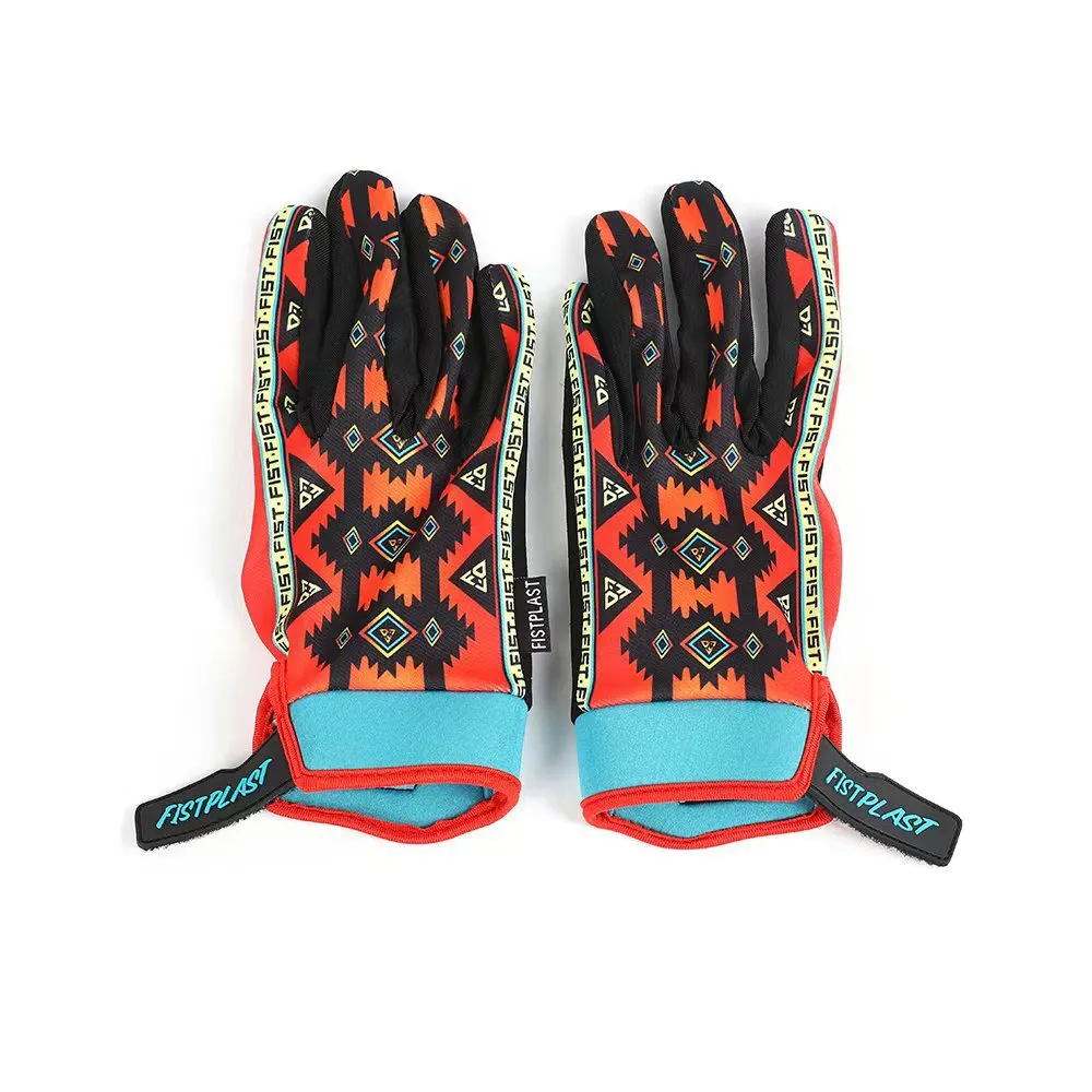 FISTPLAST Mountain Bike Wear Resistant Rainbow Touchscreen Off Road Motorcycle Riding Gloves_voghion.com