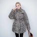Winter New Leopard Print Down Thick Loose Cotton Women's Jacket_voghion.com