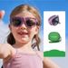 Foldable Kids Polarized Sunglasses – UV400 Protection For Boys & Girls | Lightweight & Flexible For Outdoor Play | Adjustable Fit For Ages 3-12_voghion.com