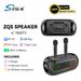ZQS4247 Přenosný karaoke Bluetooth reproduktor Domácí bez zvuku s mikrofonem Venkovní domácí KTV_voghion.com