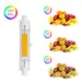R7S LED Dimmable COB Lamp Bulb Lights Glass 118mm 78mm 8W 16W Ampoule Glass Tube 220-240V COB Glass Replace Halogen Spotlight_voghion.com
