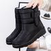 Women Boots Snow Soft Ladies Shoes Slip On Platform Boots Ladies Casual Ankle Boots Waterproof New Botas Mujer Winter Shoes_voghion.com