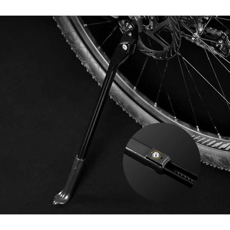 Fahrrad-Fußstütze aus Aluminiumlegierung, Teleskophalterung für die Straße, Zubehör für das Reiten im Freien, Parkständer für Mountainbikes_voghion.com