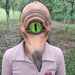 One-eyed Monster Long-beaked Bird Halloween Latex Half-face Mask_voghion.com