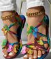 Scarpe da donna, sandali piatti con punta tonda, alla moda e versatili, con fiori e farfalle, nuovi e indipendenti della stazione femminile_voghion.com