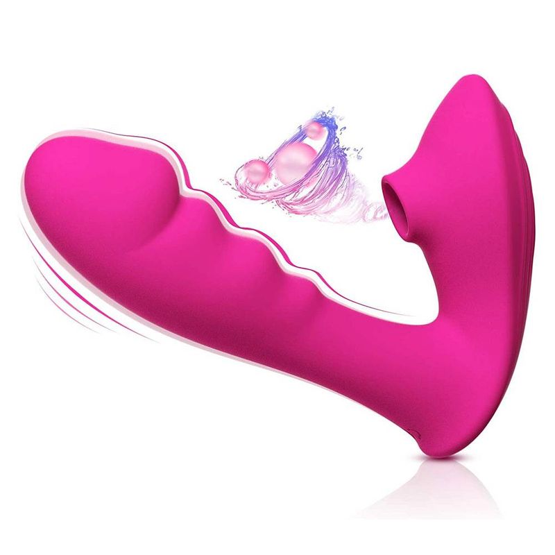 Vibrador de punto G, juguete sexual 2 en 1 para mujeres, vibradores para lamer el clítoris con 10 modos de vibración y succión, juguete sexual para adultos._voghion.com
