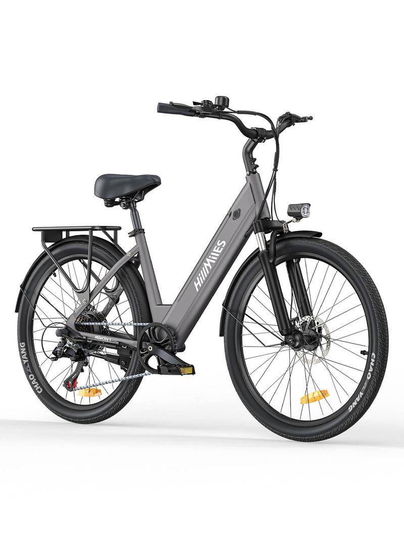 HillMiles MileCity 1 Electric Bike, 7 Speed ​​Electric Bicycle 36V 13Ah Removable Battery, 25km/h & 80-100km Range Urban Commuter E-bike_voghion.com