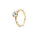 Anello con pietra singola trasparente Pan Shining Crown 168289C01, da regalare alla fidanzata, di alta qualità_voghion.com